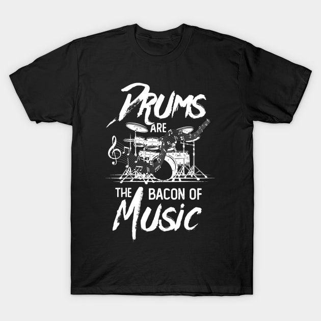 Drummer Drums Music Drumming Musician Gift T-Shirt by Dolde08